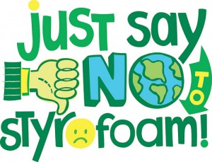 say no to styro foam